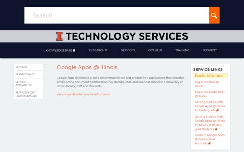 Google Apps @ Illinois | Technology Services at Illinois