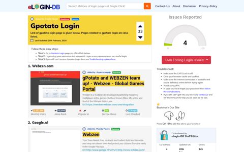 Gpotato Login - A database full of login pages from all over the ...