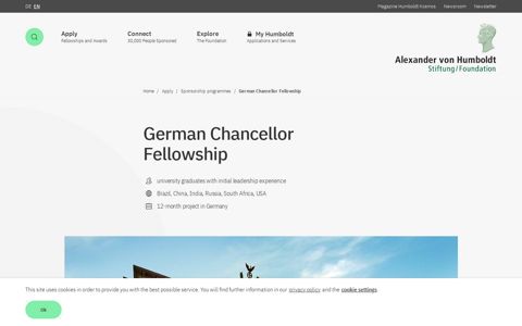 German Chancellor Fellowship - Alexander von Humboldt ...