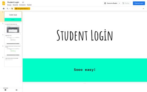 Student Login - Google Slides - Google Docs