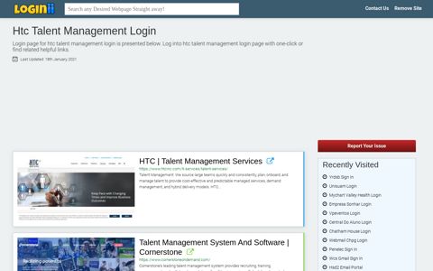 Htc Talent Management Login - Loginii.com