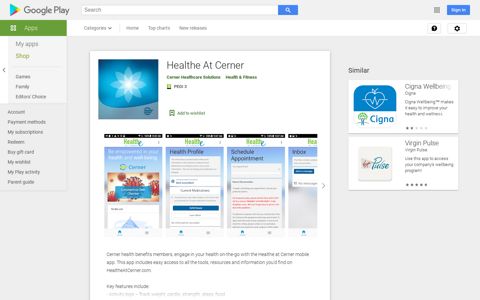 Healthe At Cerner – Apps on Google Play
