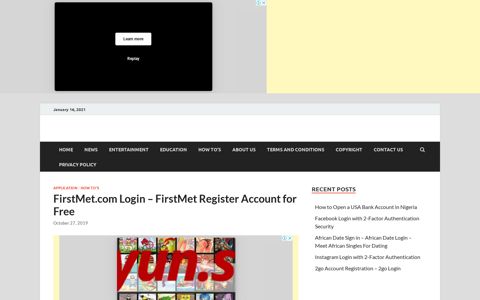 FirstMet.com Login - FirstMet Register Account for Free
