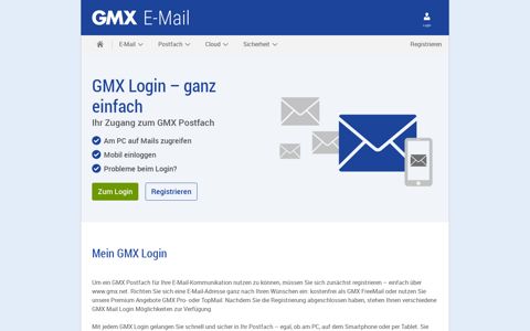 GMX Login - ganz einfach