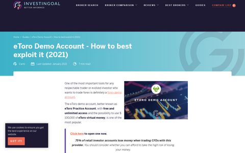 eToro Demo Account Tutorial 2020 - How to Open & Best ...