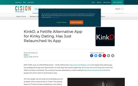 KinkD, a Fetlife Alternative App for Kinky Dating, Has Just ...