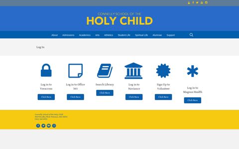 Login – Holy Child - Connelly School of the Holy Child