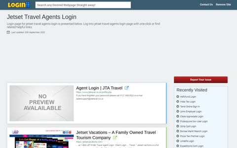 Jetset Travel Agents Login - Loginii.com