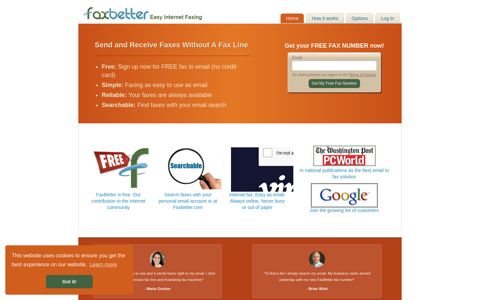 FaxBetter :: Send & Receive Faxes Online for Free