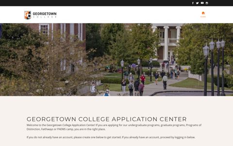 Georgetown College Application Center