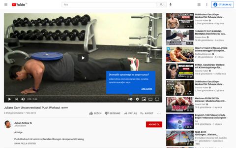 Julians Cam Unconventional Push Workout .wmv - YouTube