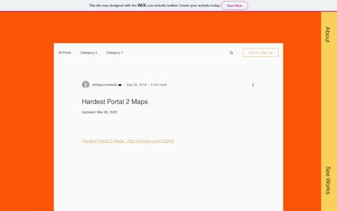 Hardest Portal 2 Maps - Wix.com