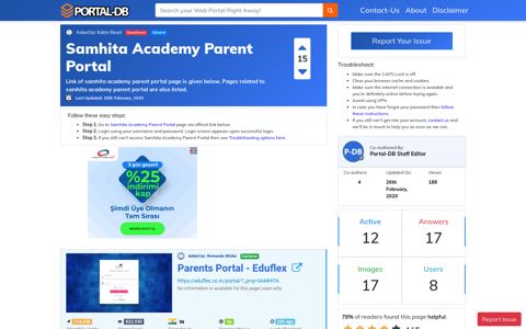 Samhita Academy Parent Portal