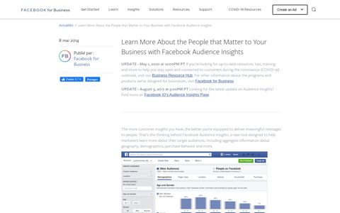 Audience Insights - Facebook for Business