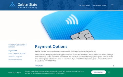 Pay Your Bill - Golden State Water Company