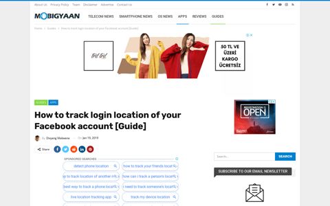 How to track login location of your Facebook account [Guide]