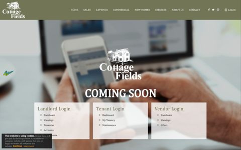 Online portal - Cottage Fields