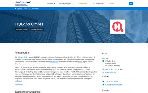 HQLabs GmbH - Hamburg - Softguide