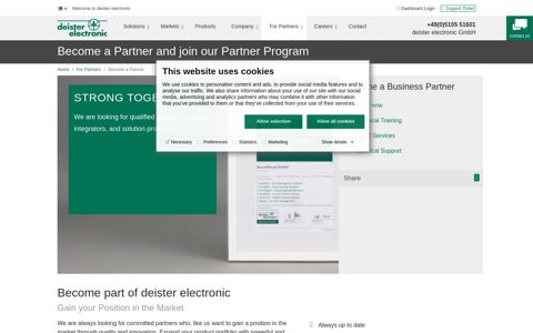 Become a Partner | deister electronic