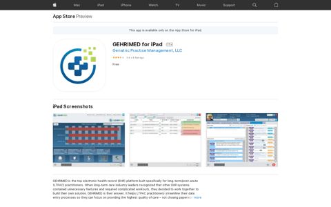 ‎GEHRIMED for iPad on the App Store