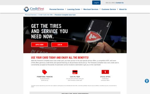 Firestone Complete Auto Care - Automotive Credit Card | CFNA