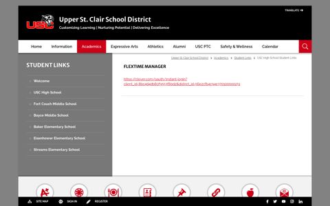 FlexTime Manager - Upper St. Clair School District