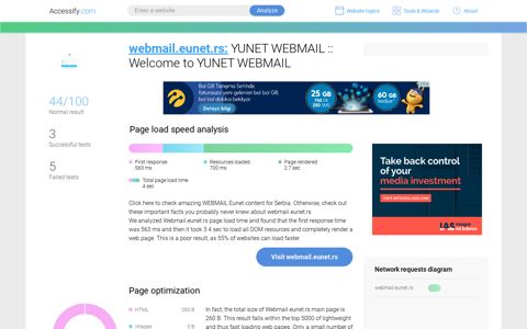 Access webmail.eunet.rs. YUNET WEBMAIL :: Welcome to ...