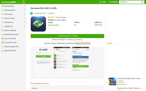 Download IDGARD 2.0 APK | downloadAPK.net