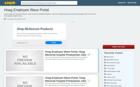 Hoag Employee Wave Portal - Loginii.com