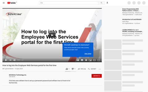 How to log into the Employee Web Services portal ... - YouTube
