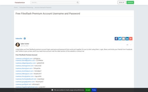 Free Filesflash Premium Account Username and Password