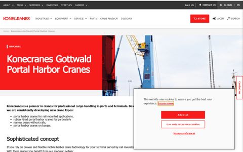 Konecranes Gottwald Portal Harbor Cranes | Konecranes
