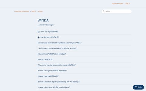 WINDA – Global Wind Organisation