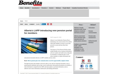 Alberta's LAPP introducing new pension portal for members ...