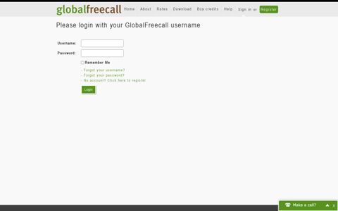 GlobalFreecall | Buy Credit