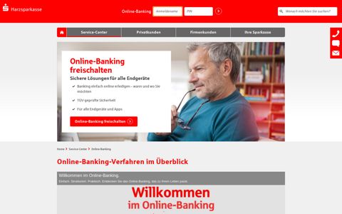 Online-Banking | Harzsparkasse