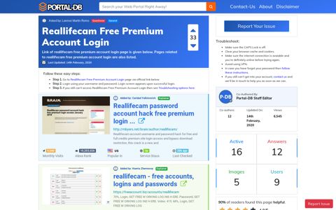 Reallifecam Free Premium Account Login - Portal-DB.live