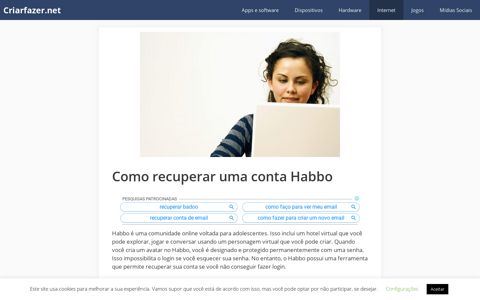 Como recuperar uma conta Habbo – Criarfazer.net