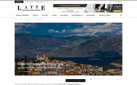 Globus rolls out new travel agent portal - LATTE Luxury News