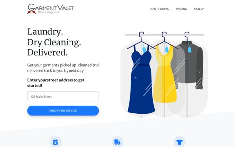 Laundry. Dry Cleaning. Delivered. - Garment Valet