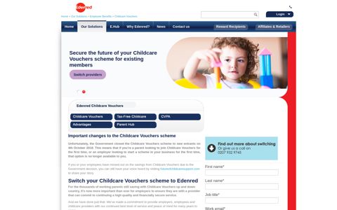 Childcare Vouchers - Employee Childcare Benefits ... - Edenred