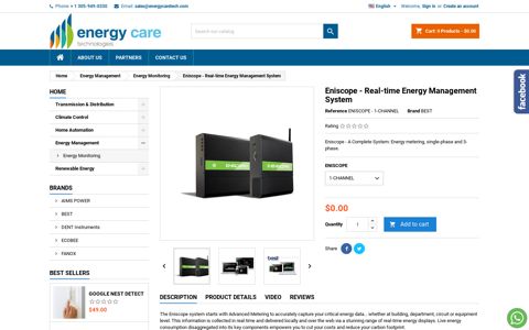 Eniscope - Real-time Energy Management System - energycare