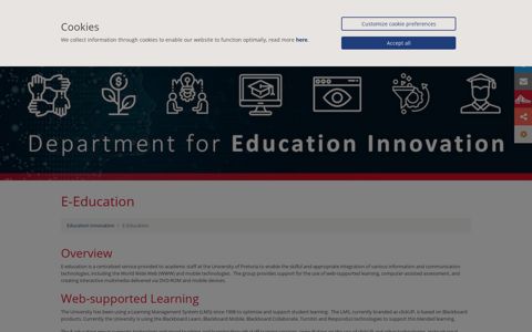 E-Education | Article | University of Pretoria