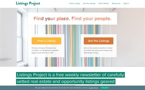 Listings Project: Find Your Place. Find Your People. | Listings ...