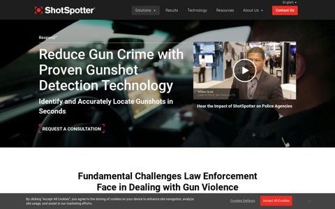 Gunshot Detection - ShotSpotter