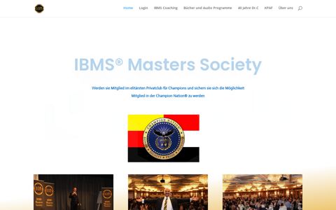 IBMS MASTER SOCIETY | Der Ort für echte Champions