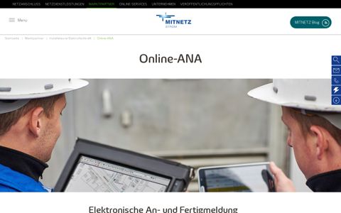 Online-ANA - Elektronische An- und Fertigmeldung von ...