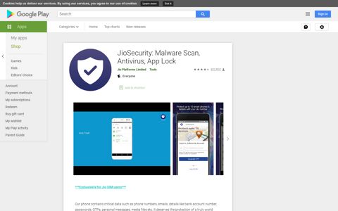 JioSecurity: Malware Scan, Antivirus, App Lock - Apps on ...