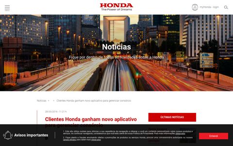 Clientes Honda ganham novo aplicativo para gerenciar ...