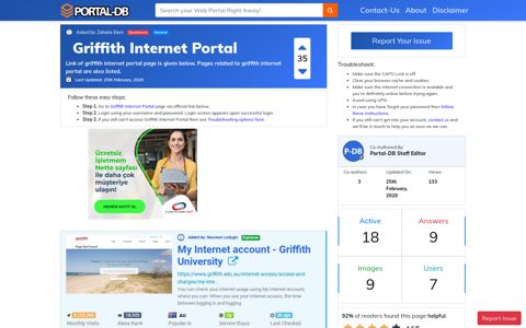 Griffith Internet Portal